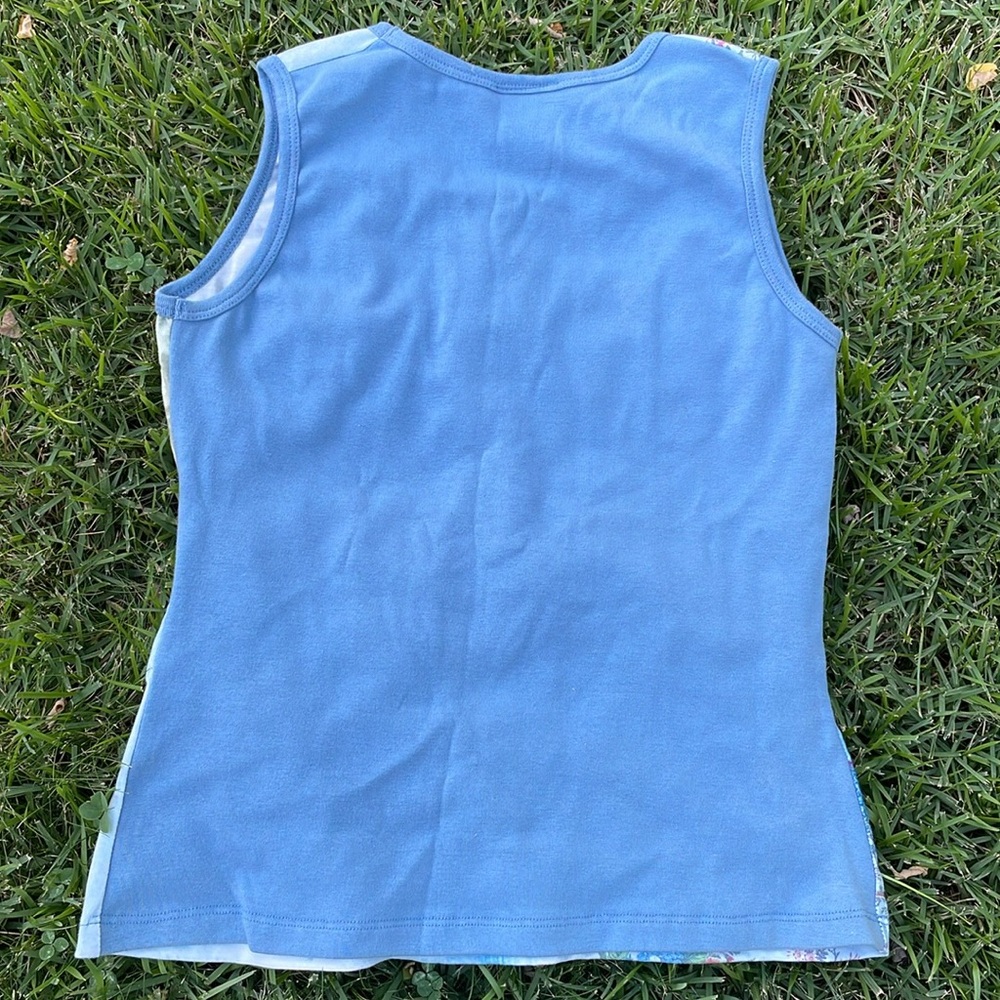Walt Disney Women’s Blue Venice Italy Bedazzled Tank Top NWOT - Picture 2 of 6